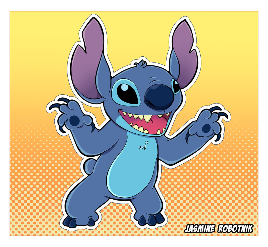 stitch (lilo and stitch and etc) created by jasmine robotnik