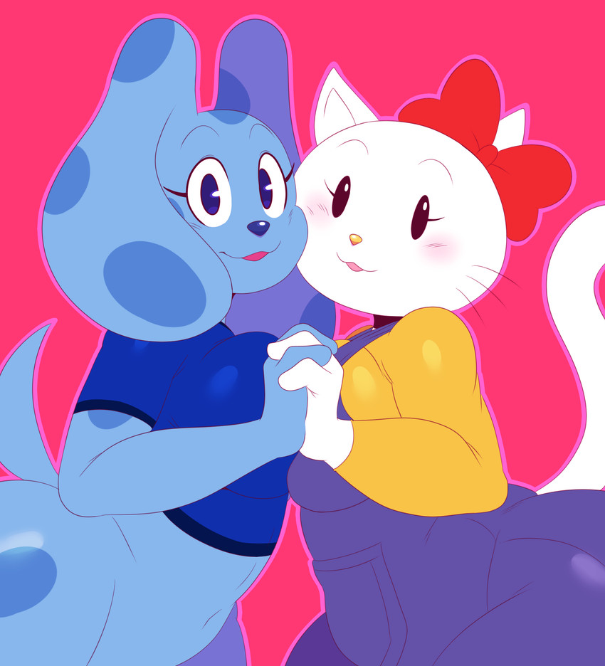 blue and hello kitty (hello kitty (series) and etc) created by sssonic2