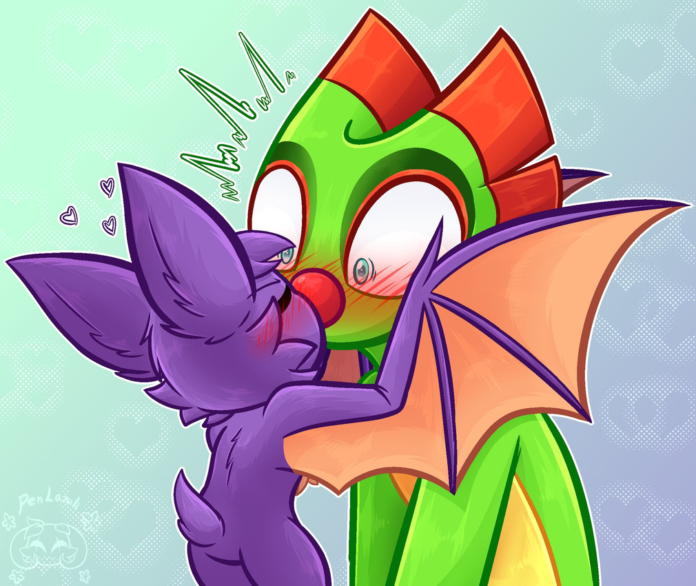 laylee and yooka (playtonic games and etc) created by pen lazuli