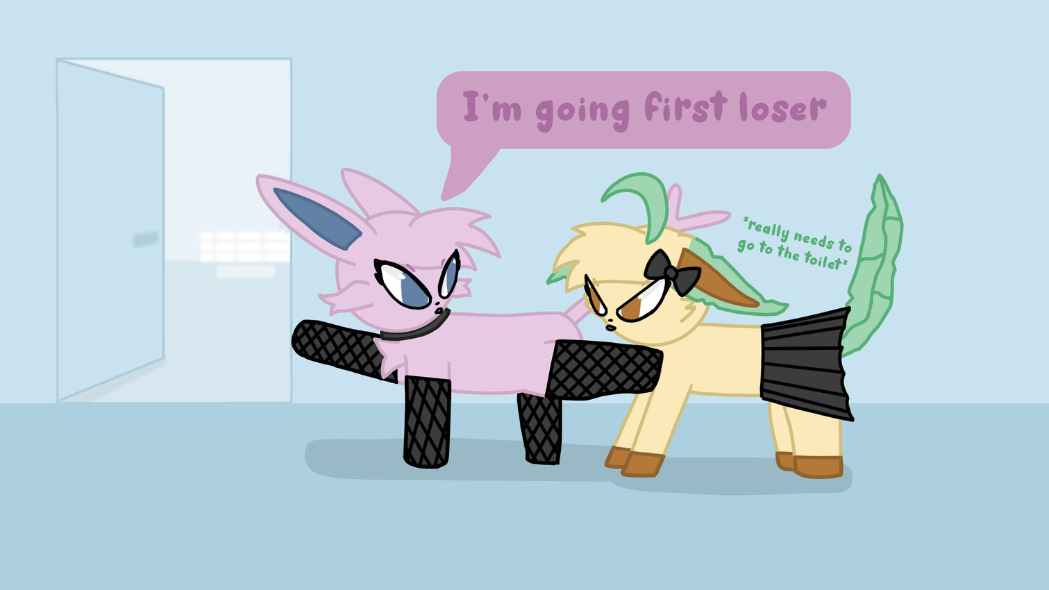 lena and misty (nintendo and etc) created by lena the leafeon