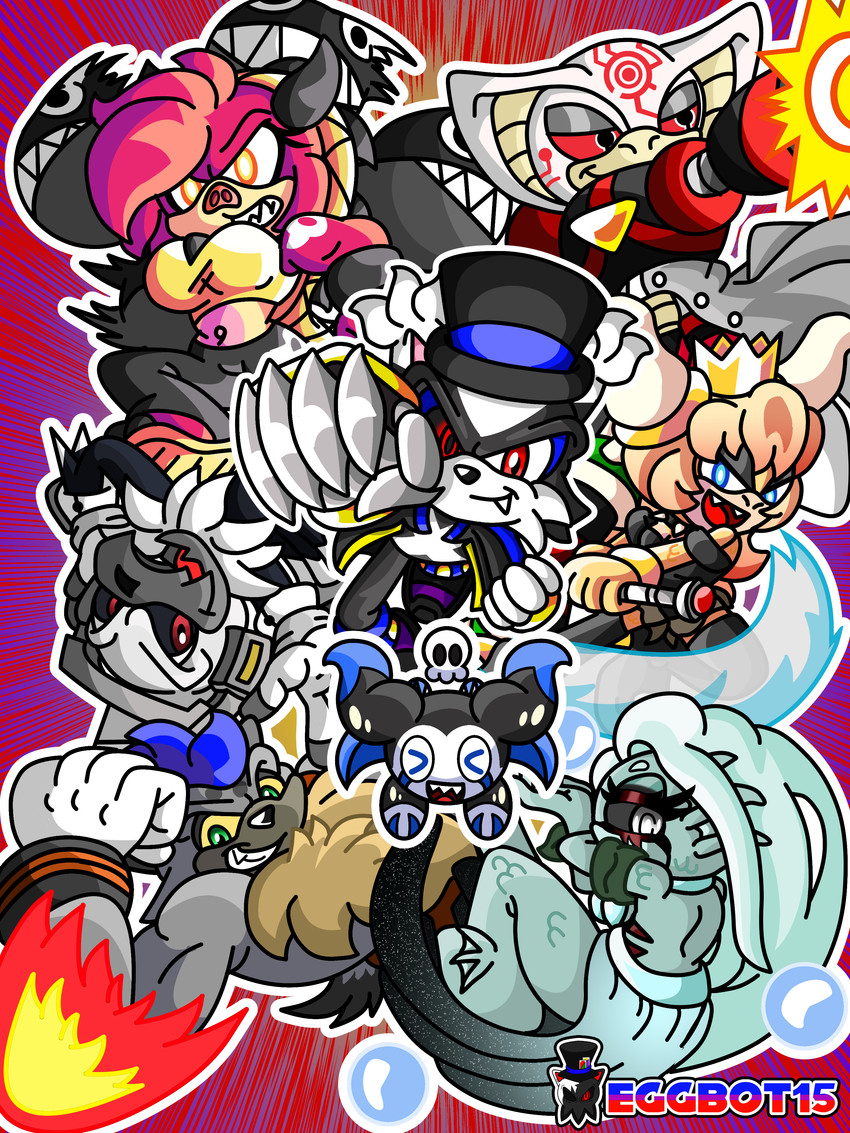 dr. frlicien, roksana, rocket, burst, drifa, and etc (sonic the hedgehog (series) and etc) created by eggbot15