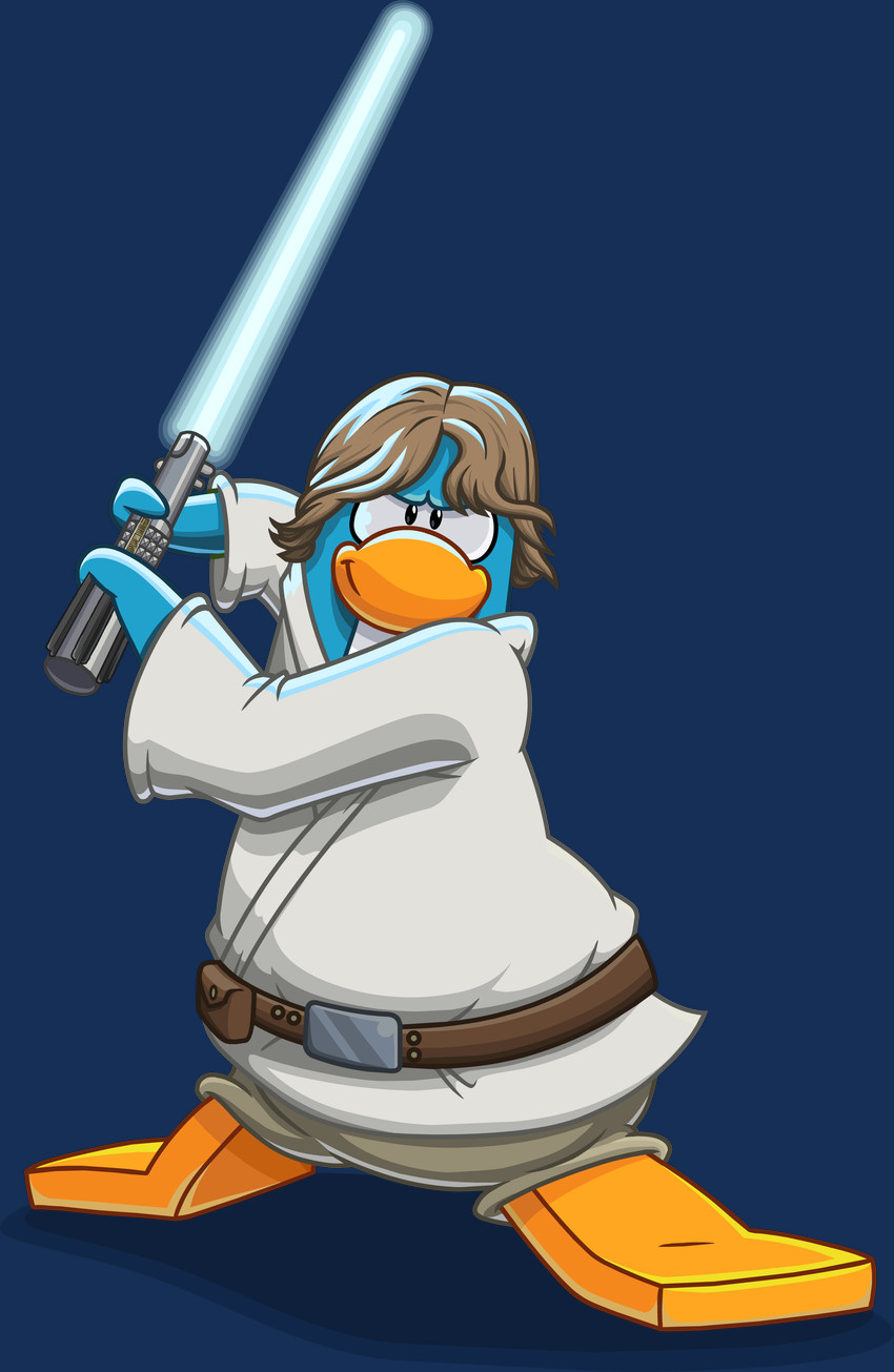 luke skywalker (club penguin and etc) created by unknown artist
