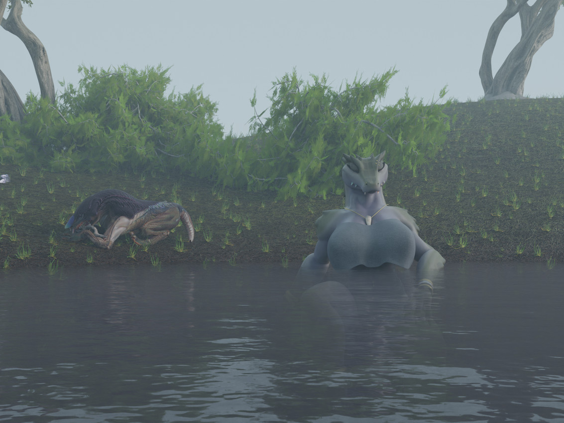 kroxigor (h. p. lovecraft and etc) created by flailingfornication