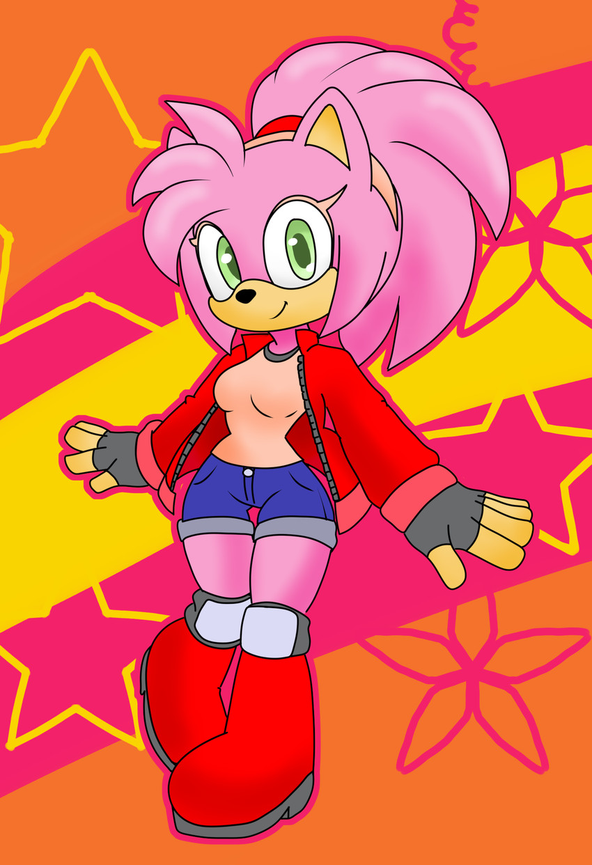 amy rose (sonic the hedgehog (series) and etc) created by whitestellar