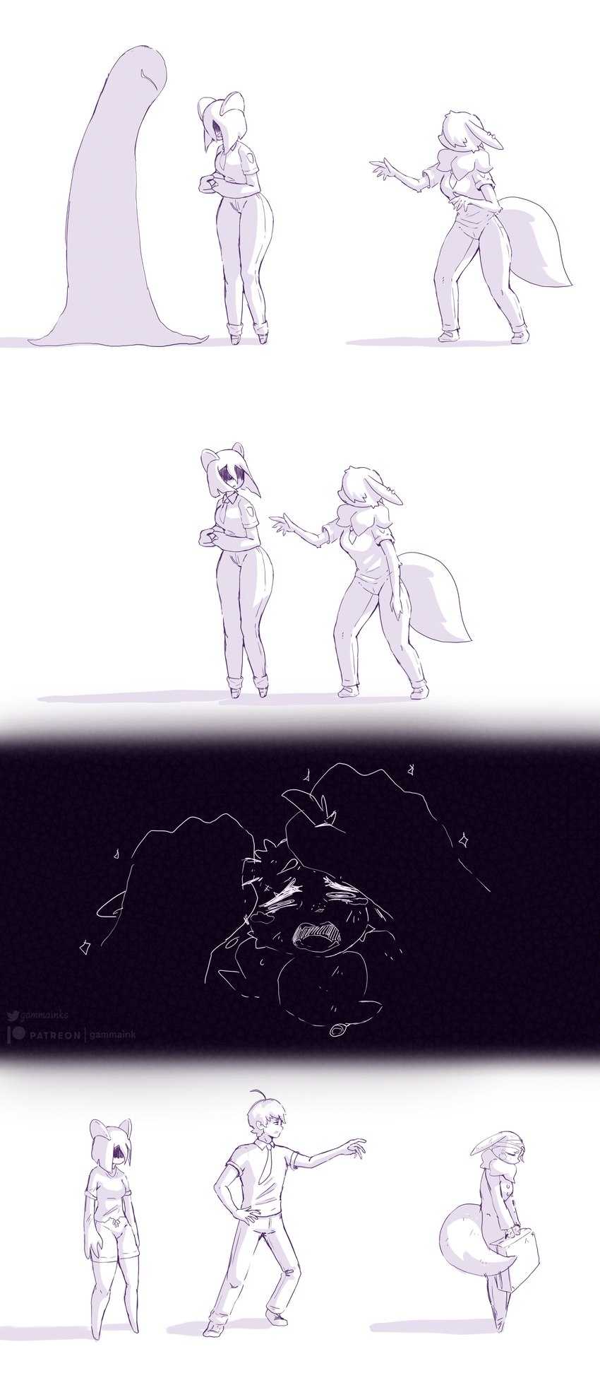 dylan, mandy, them, and valerie (nintendo and etc) created by gammainks