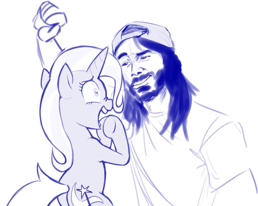 cr1tikal, penguinz0, and trixie (friendship is magic and etc) created by general proton