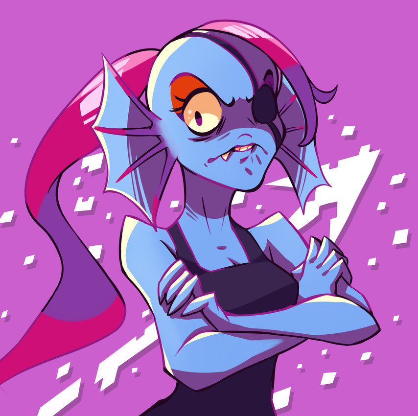 undyne (undertale (series)) created by limb (artist)