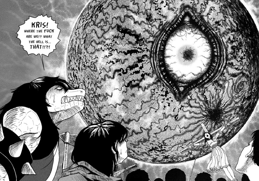 kris, planet remina, remina oguro, and susie (junji ito (copyright) and etc) created by unknown artist
