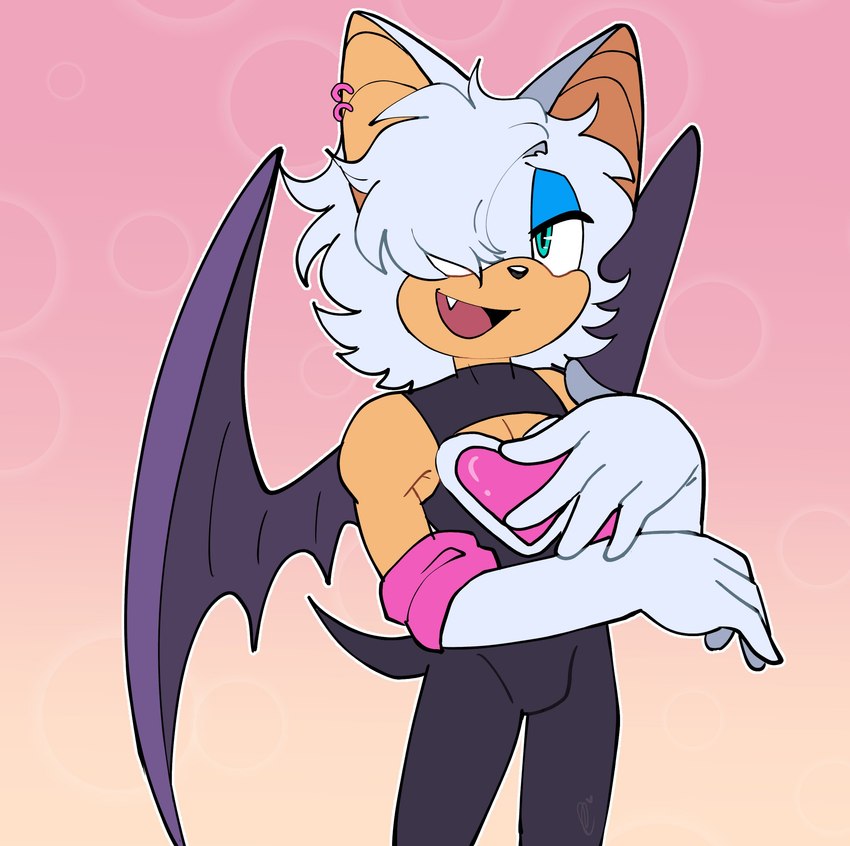 rogue the bat and rouge the bat (sonic the hedgehog (series) and etc) created by yagirlquinn