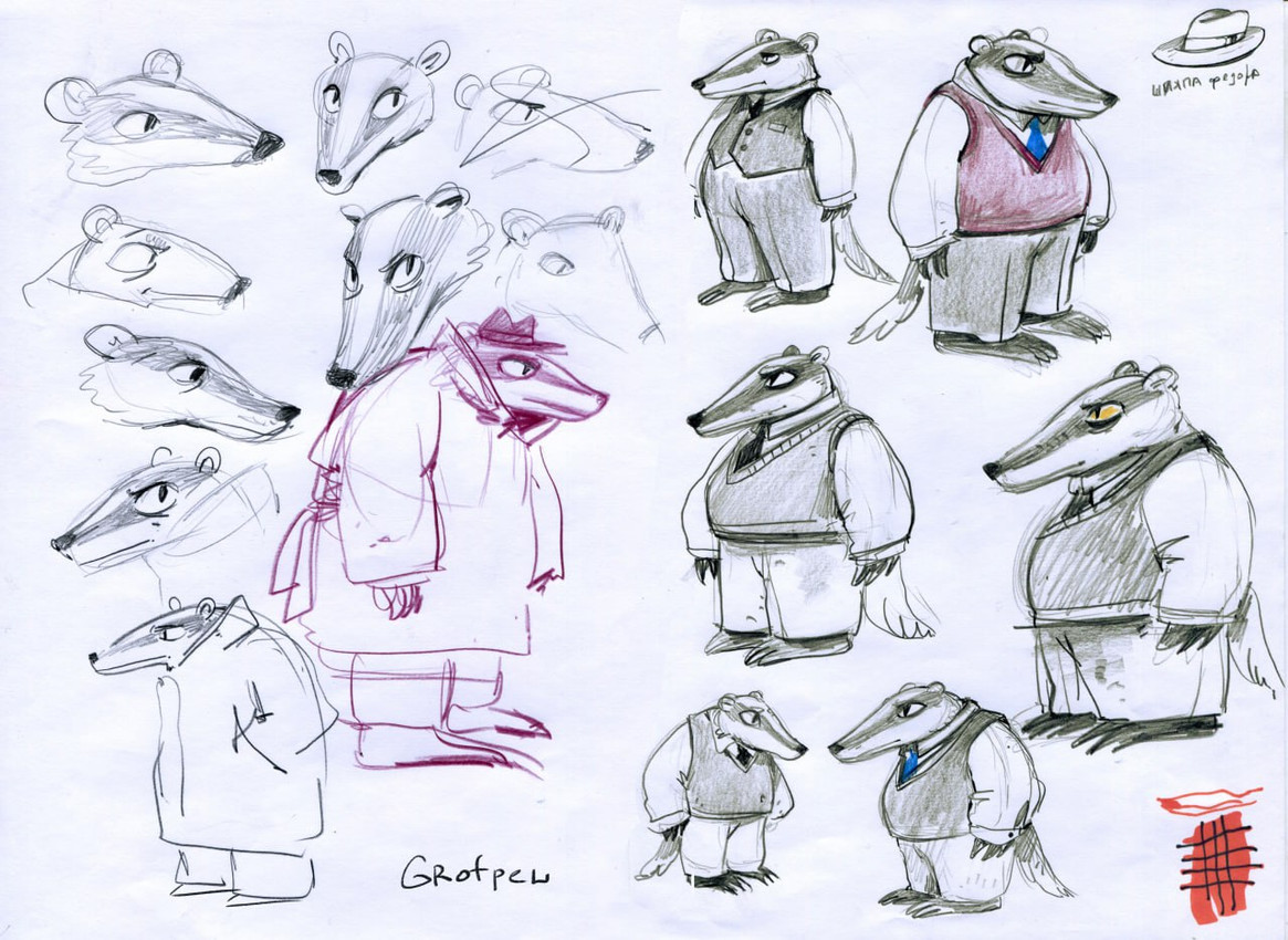 chief badger (beastly crimes (2024) and etc) created by natalia grofpel