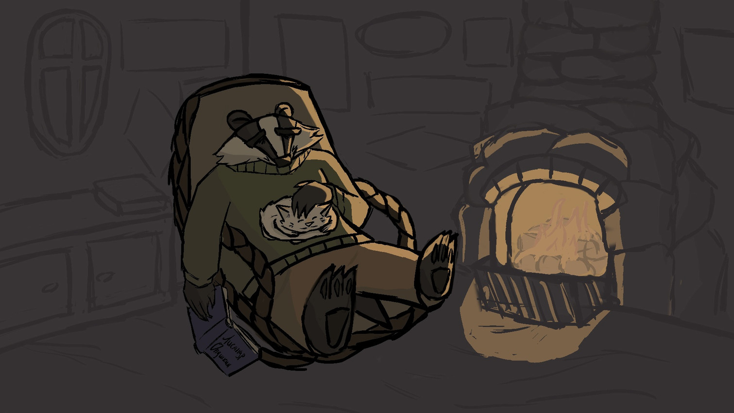 badgercat and chief badger (beastly crimes (2024) and etc) created by kkisenkov