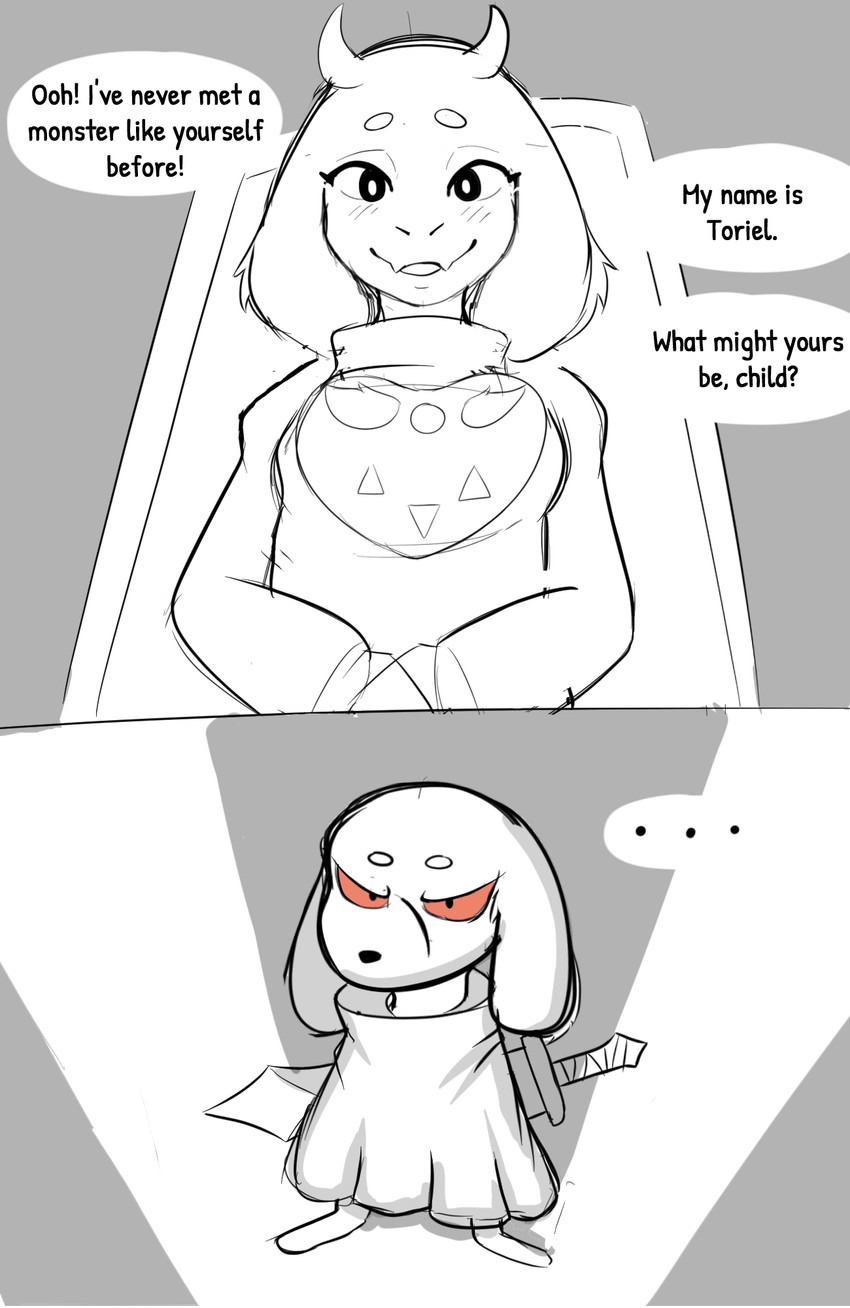king and toriel (undertale (series) and etc) created by whitev