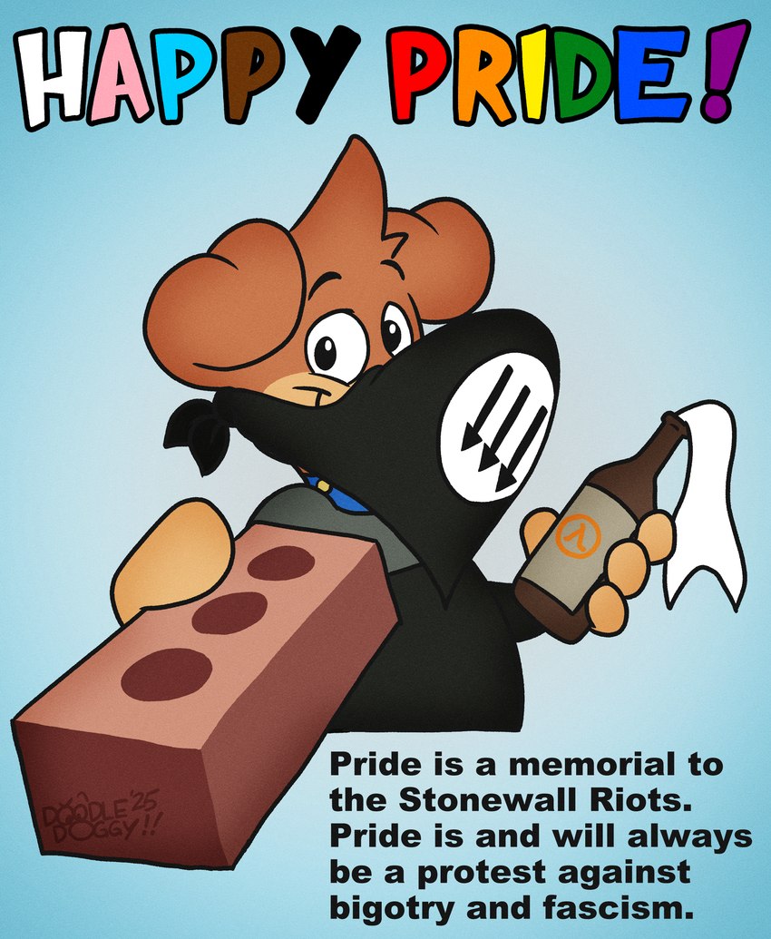 doodle (lgbt pride month and etc) created by doodledoggy