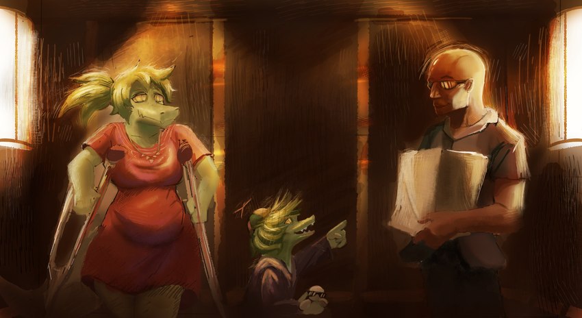 inco, olivia halford, and trent (i wani hug that gator and etc) created by eddodoodle