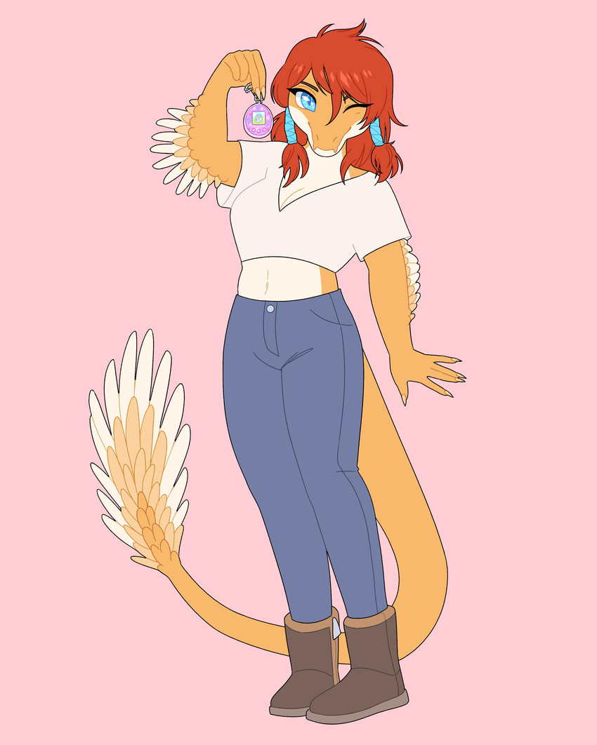 wolf nanaki (goodbye volcano high and etc) created by lucie viatge