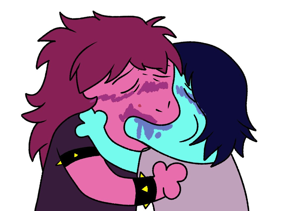 kris and susie (yoshi and toad kissing and etc) created by darkalcaline