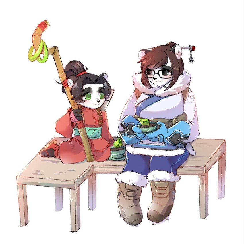 li li stormstout and mei (blizzard entertainment and etc) created by unknown artist