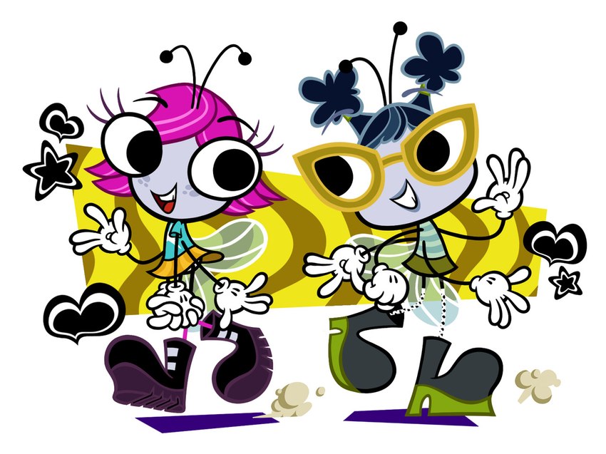maggie pesky and rayna cartflight (the buzz on maggie and etc) created by skelakadogan
