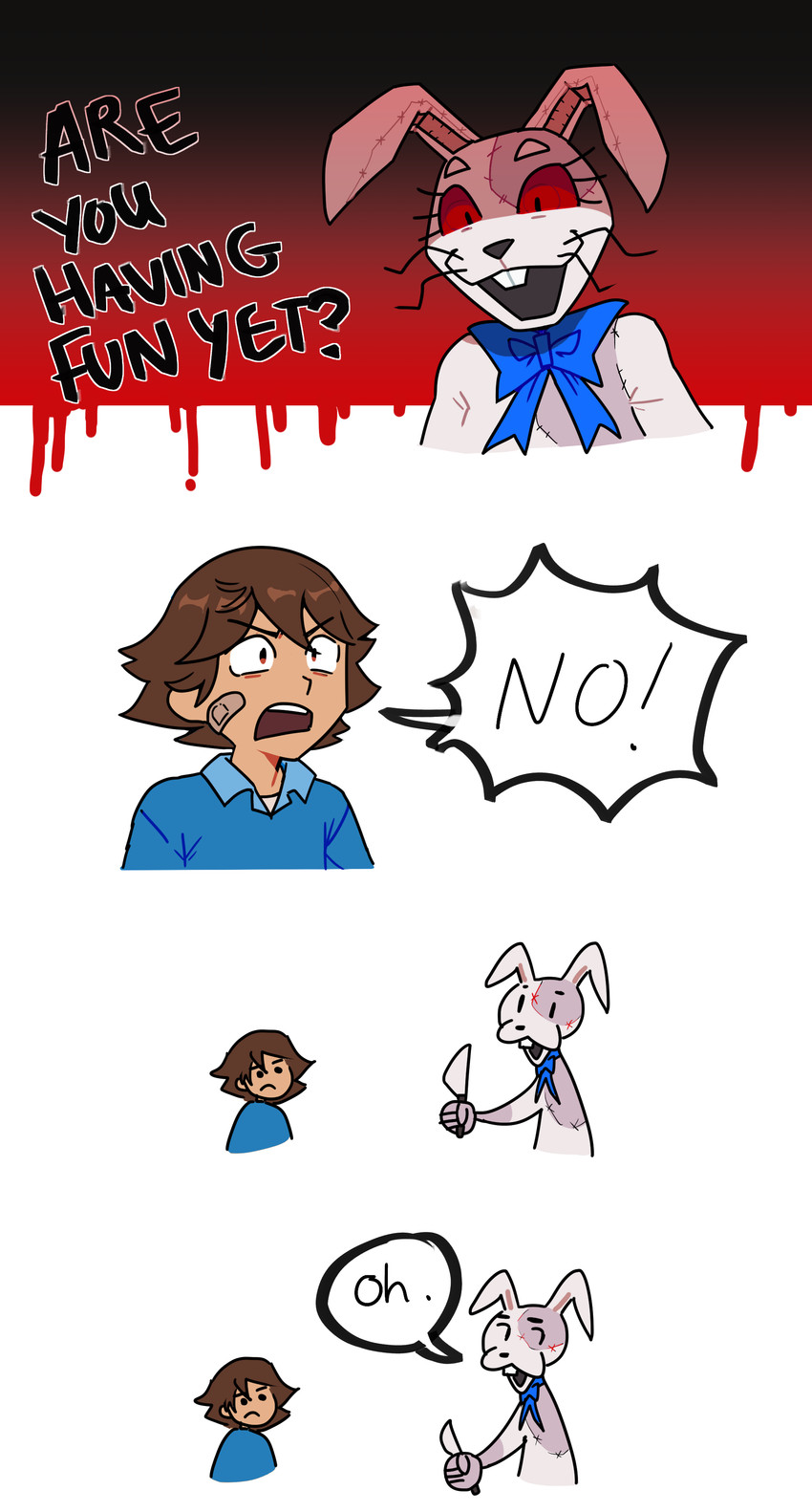 gregory and vanny (five nights at freddy's: security breach and etc) created by toasterwitch