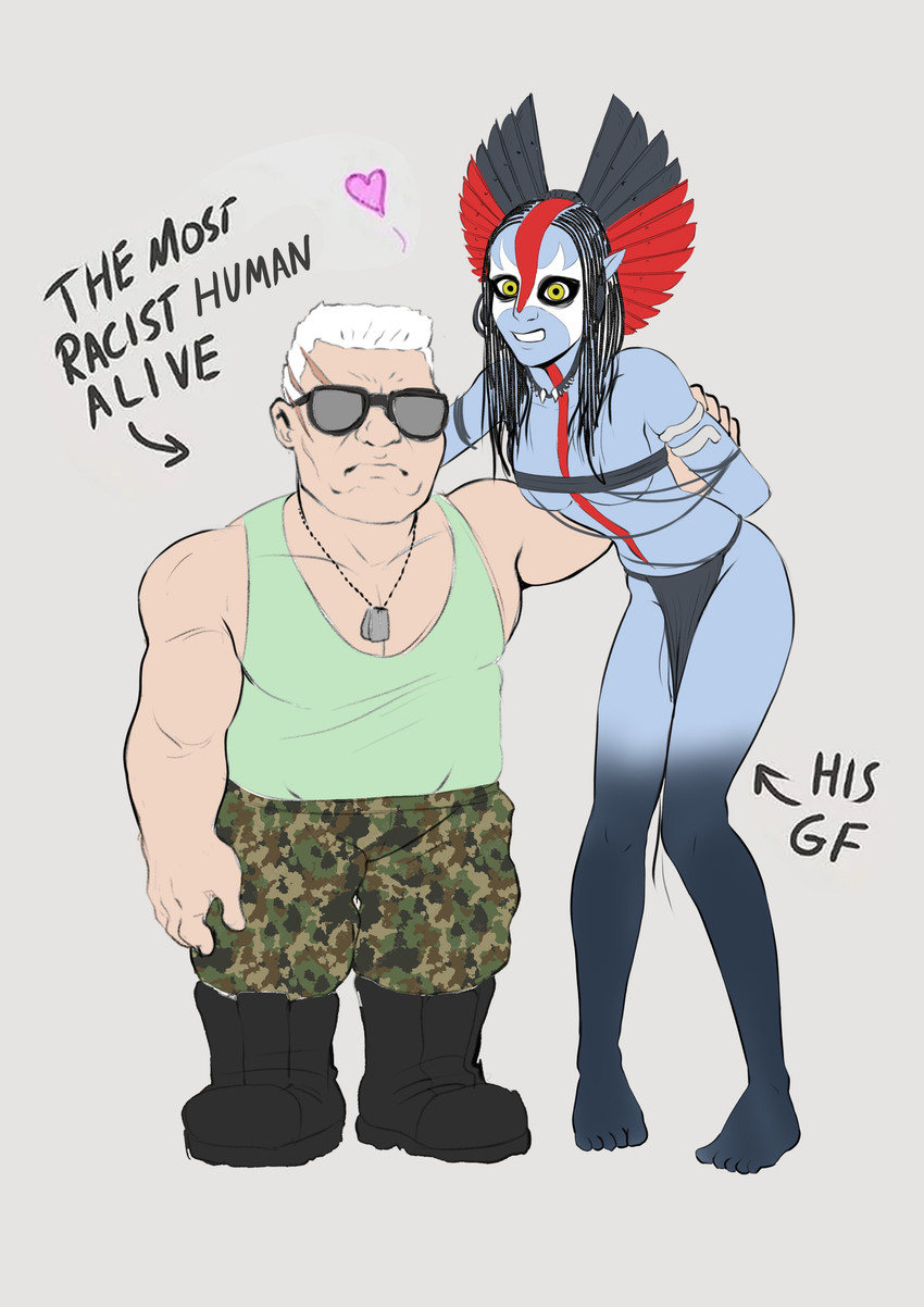 miles quaritch and varang (james cameron's avatar) created by thuarts