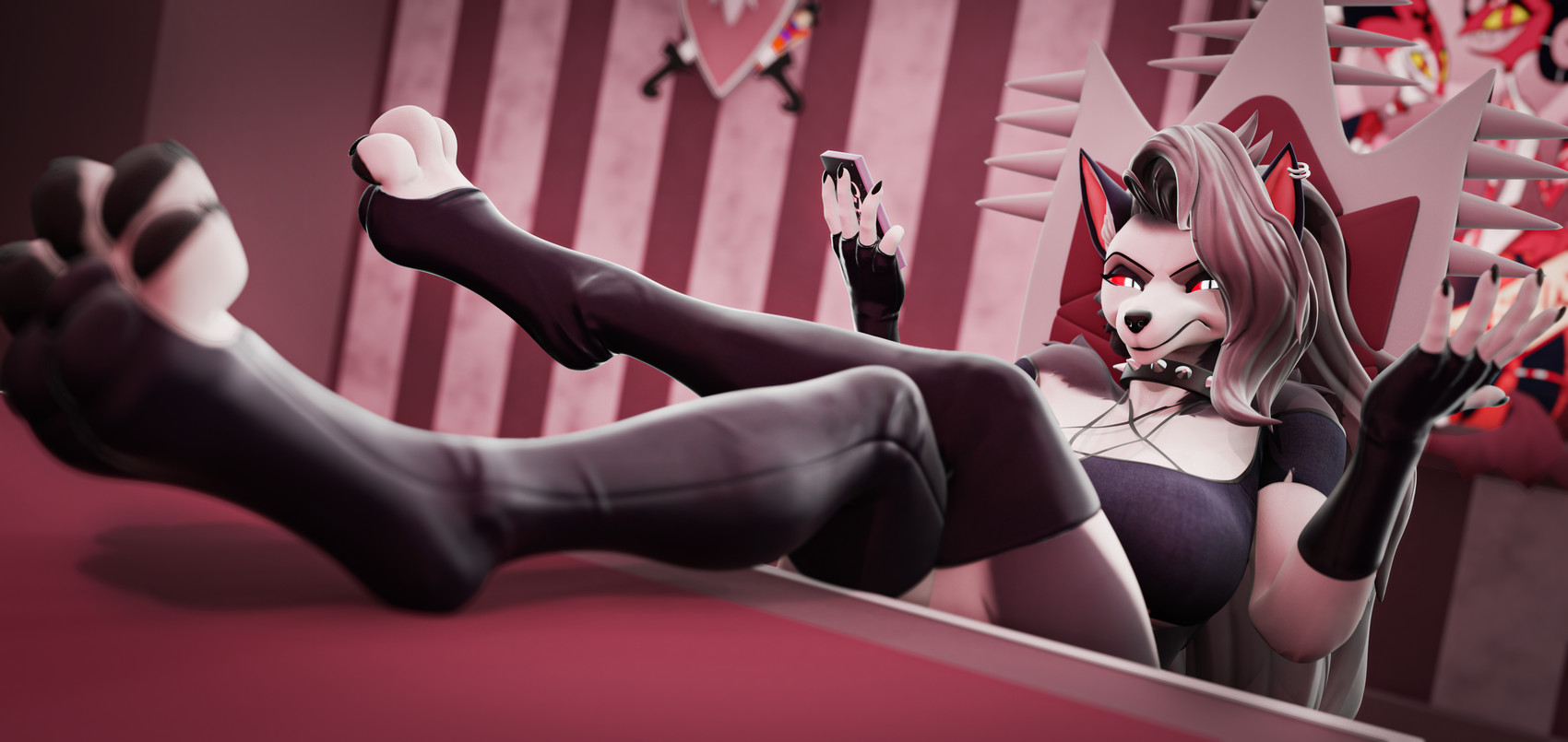 loona and loona (blender eevee and etc) created by thedirtyant