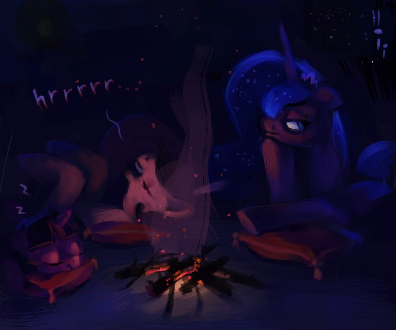 princess celestia, princess luna, and twilight sparkle (friendship is magic and etc) created by holivi