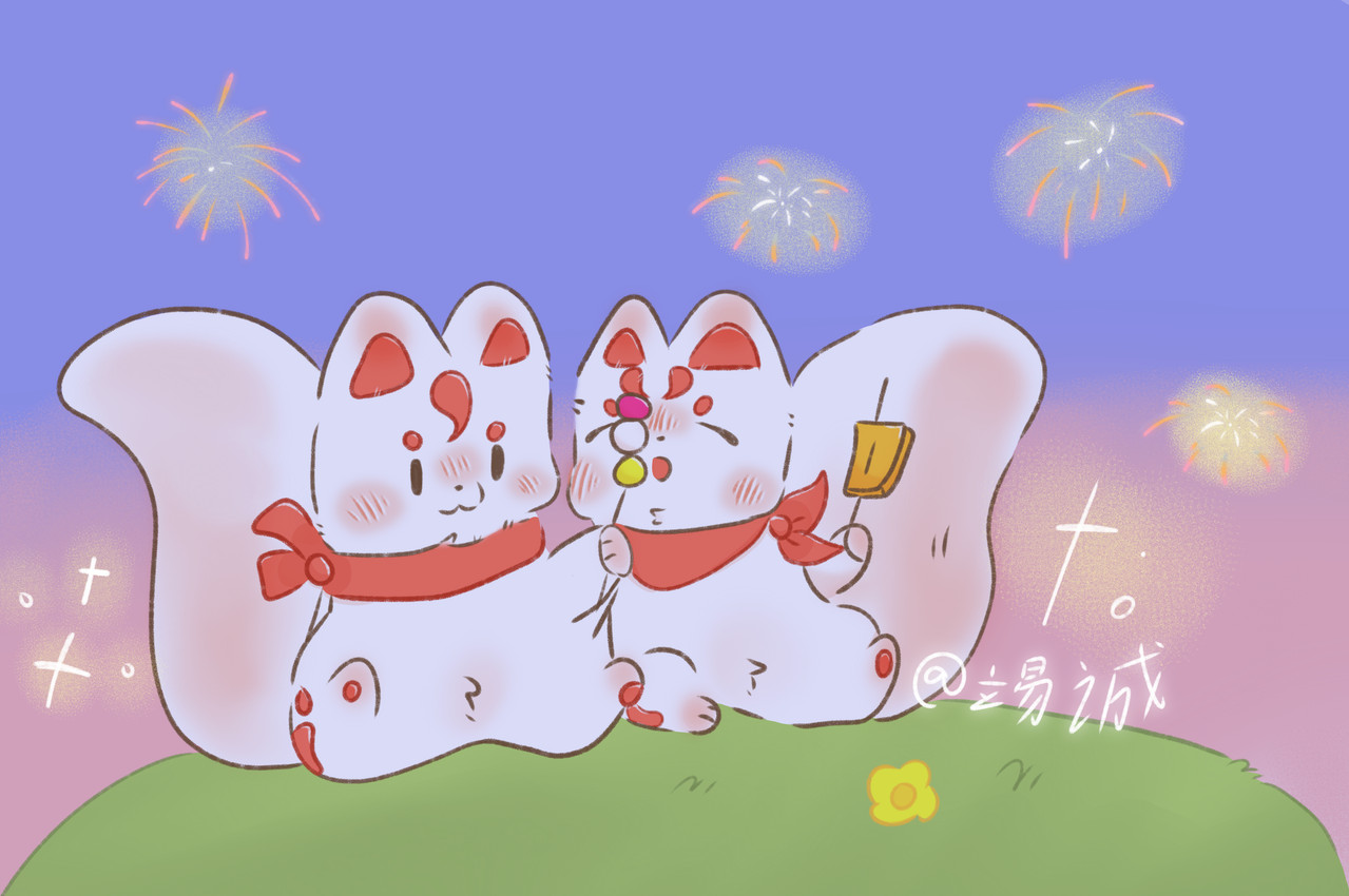 fuzai and shota (fabulous beasts) created by jiecheng811056