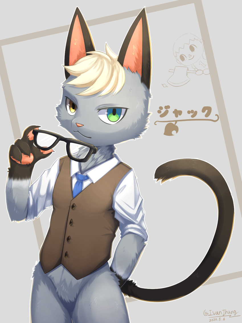raymond and villager (animal crossing and etc) created by ivan-jhang