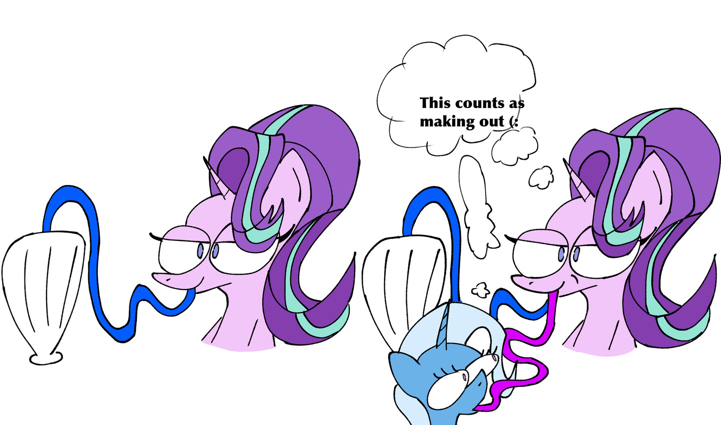 starlight glimmer and trixie (friendship is magic and etc) created by babiduh
