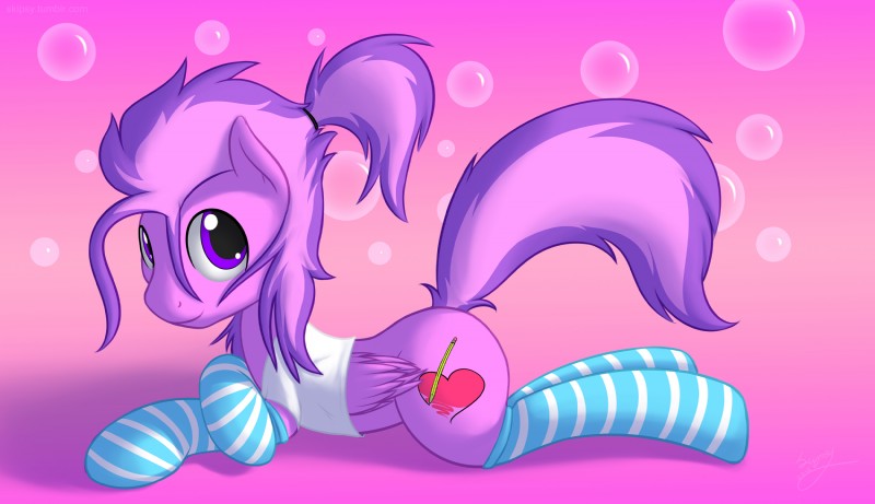 fan character and sweet strokes (my little pony and etc) created by skipsy