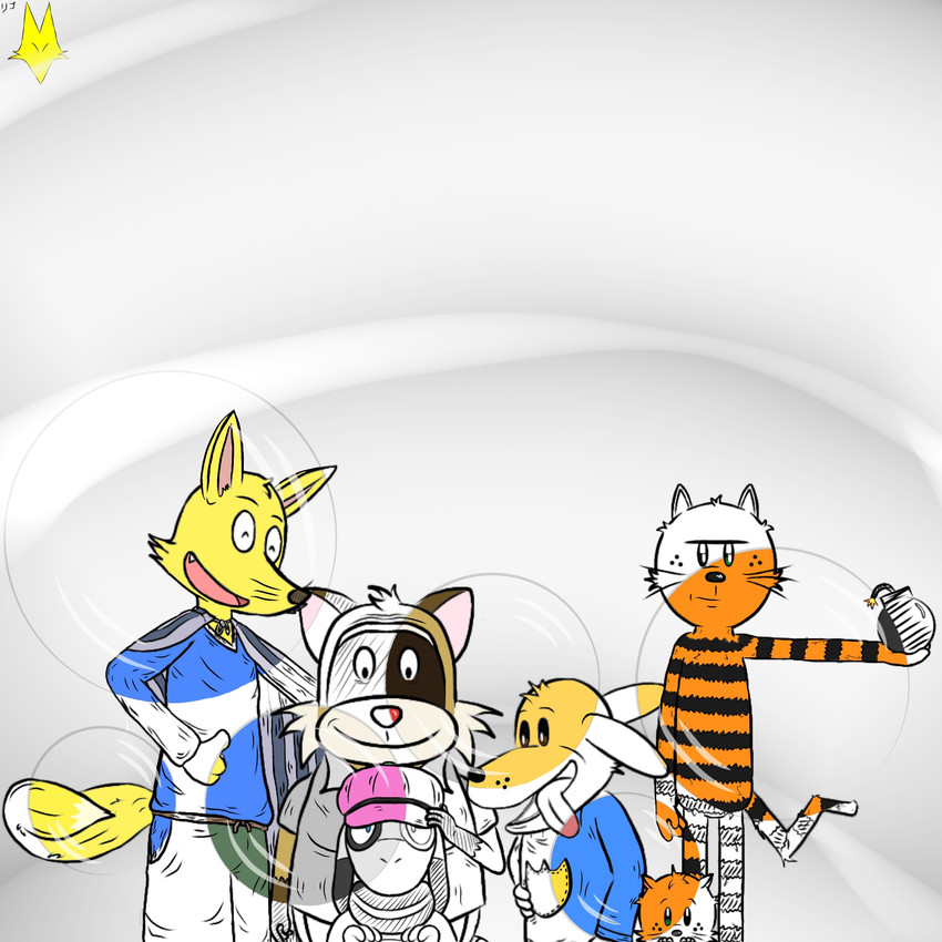 dog man, petey the cat, rascal, and zorori (dog man (series) and etc) created by kicks wolf