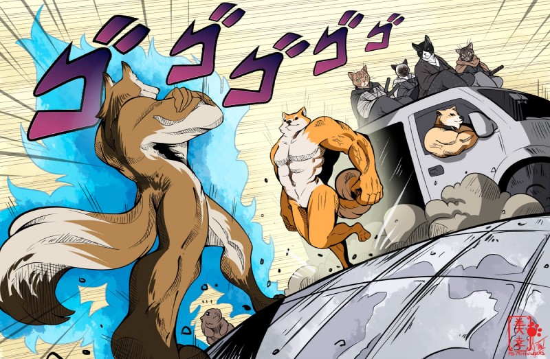 dramatic gopher (jojo's bizarre adventure and etc) created by miyuuworks