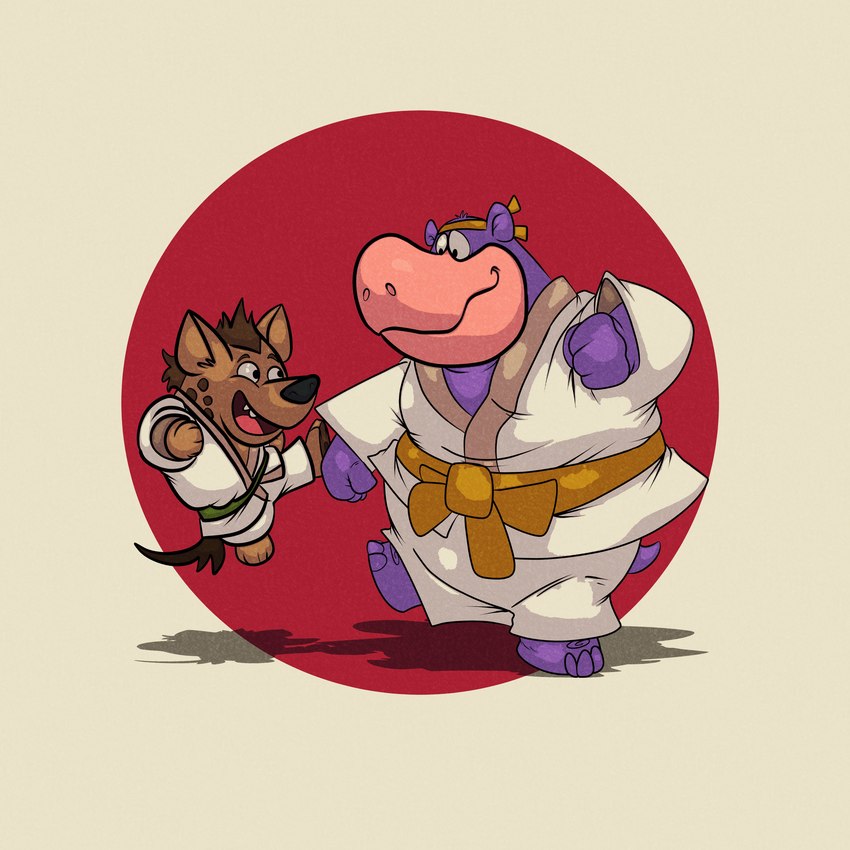 howie hyena and peter potamus (chip and potato and etc) created by r4c00n