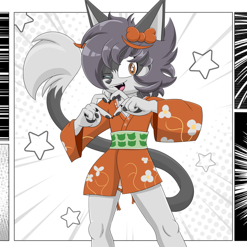 kazaki the cat created by kirudi18