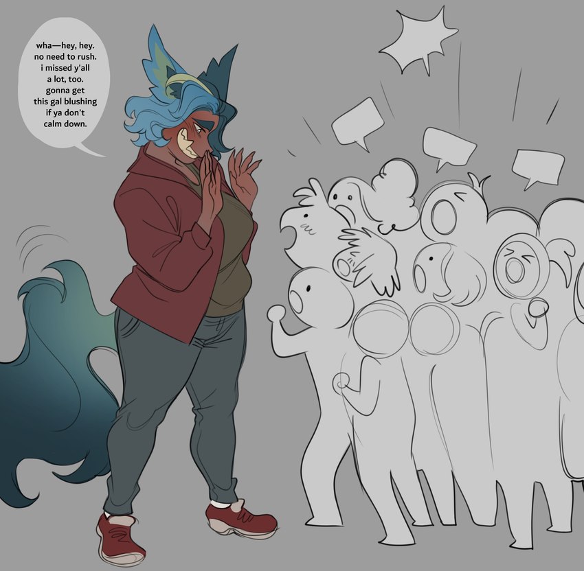 blue moon (foxtrot (glacierclear)) created by glacierclear