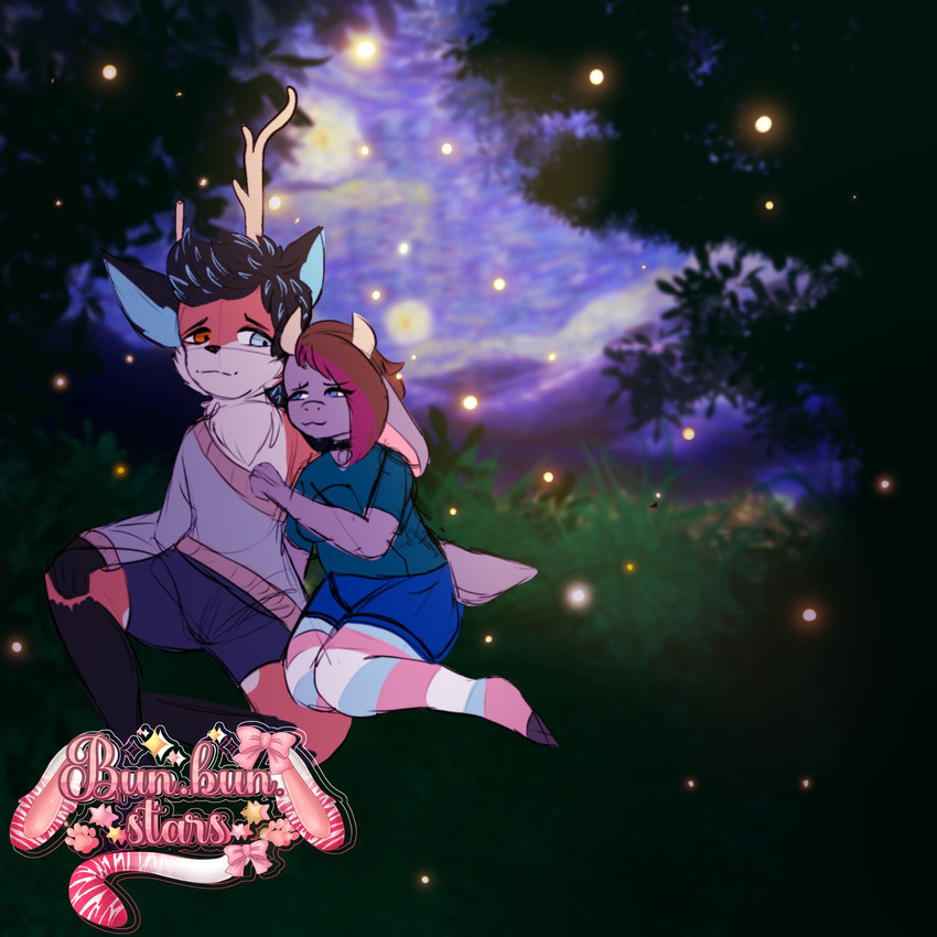 rose and sany van fox created by bun.bun.stars