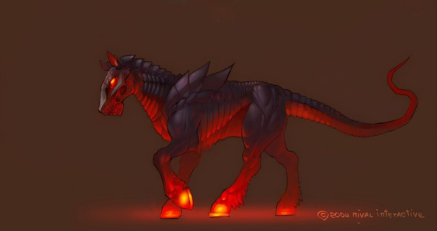 hell charger (heroes of might and magic 5 and etc) created by nival interactive