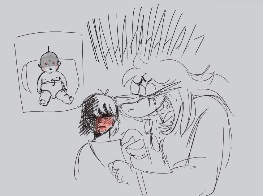 kris and susie (undertale (series) and etc) created by alien bottle