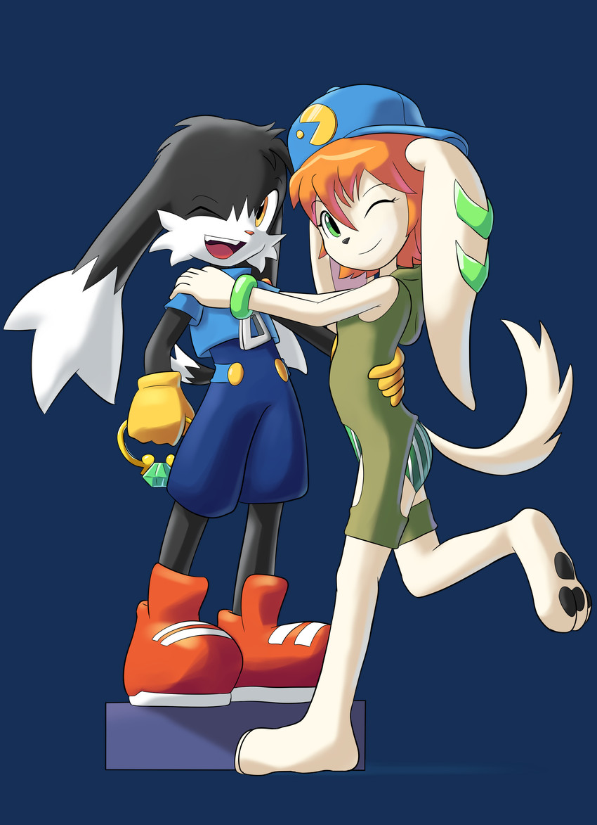 klonoa and milla basset (klonoa (series) and etc) created by goshaag