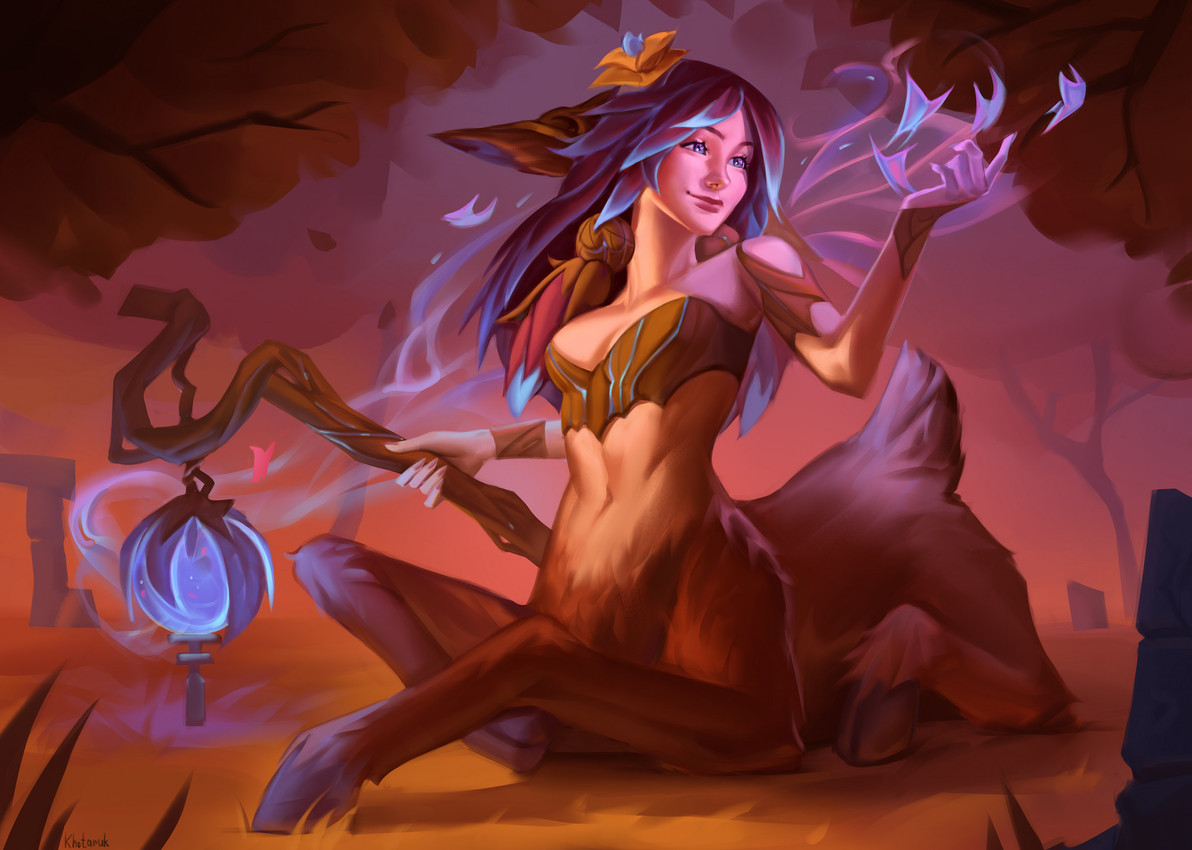 lillia (league of legends and etc) created by khotaruk