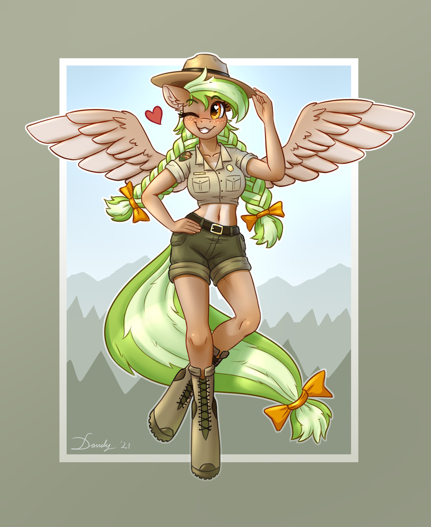 fan character and sylvia evergreen (my little pony and etc) created by dandy (artist)