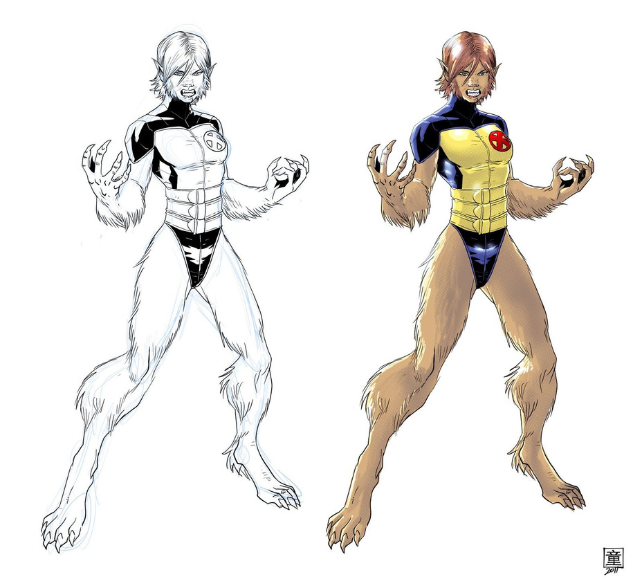 wolfsbane (the new mutants and etc) created by andie tong