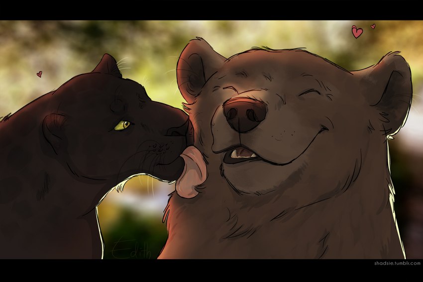 bagheera and baloo (the jungle book) created by shadsie