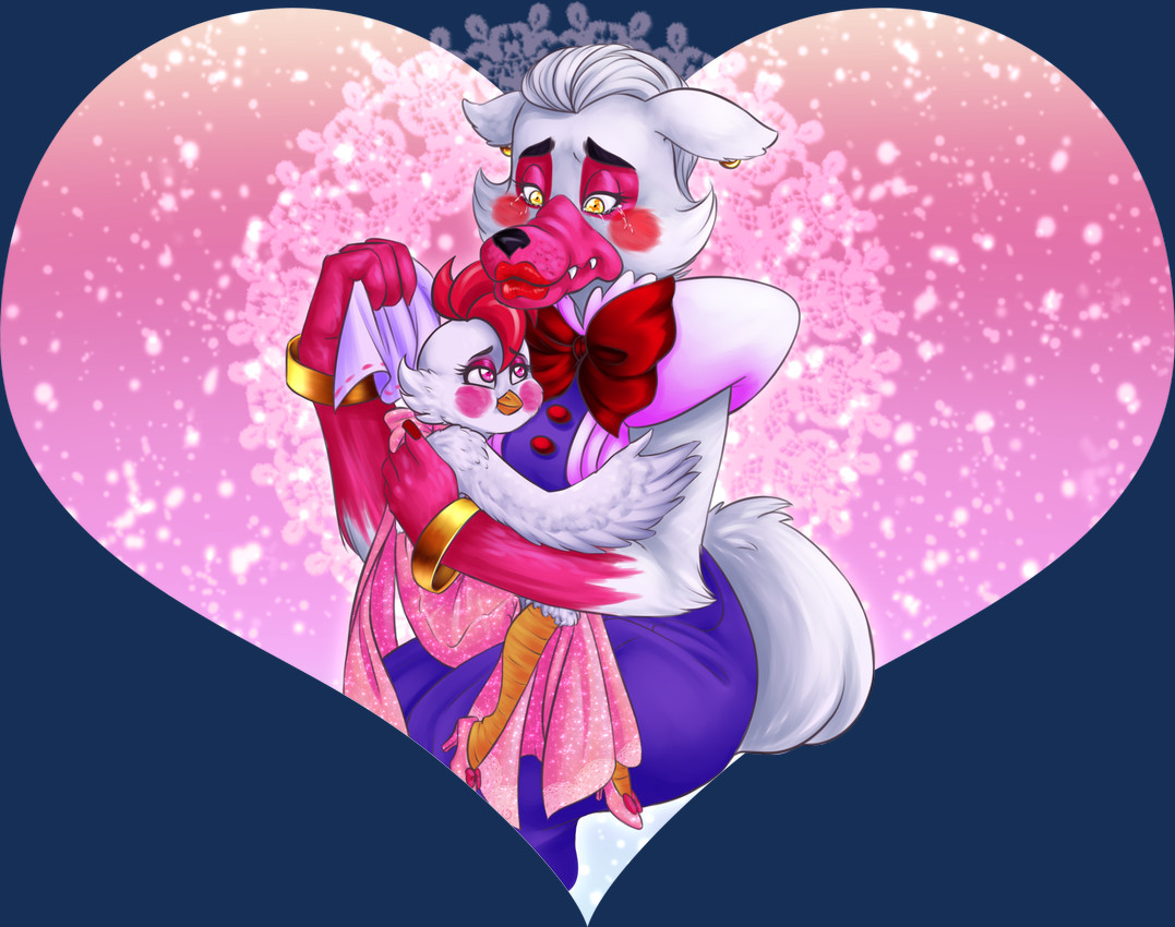 chic chic, mama mangle, mangle, and toy chica (five nights at freddy's 2 and etc) created by kerenitychan