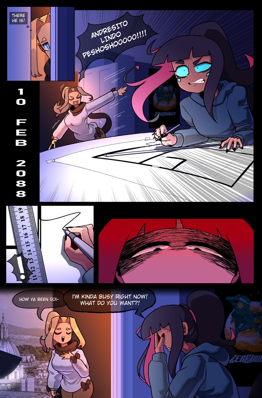 andre and romi (zeroranger) created by cuchuflin