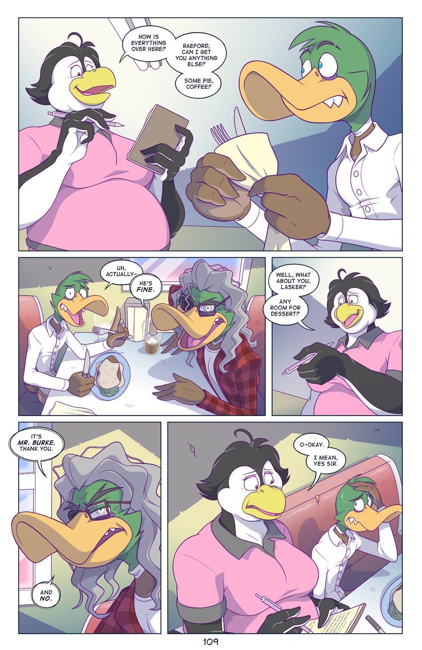 lasker burke, raeford burke, and selma (brogulls) created by anti dev