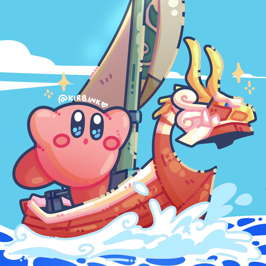 king of red lions and kirby (the legend of zelda and etc) created by kirbink