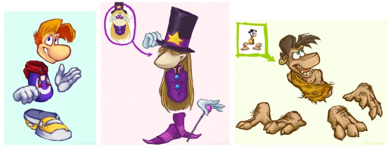 rayman, tarayzan, and the magician (rayman (series) and etc) created by salavante and salshepherd