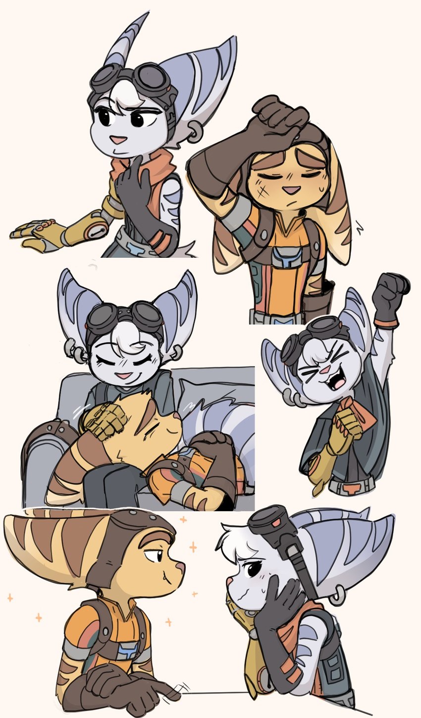 ratchet and rivet (sony interactive entertainment and etc) created by time fluffy500