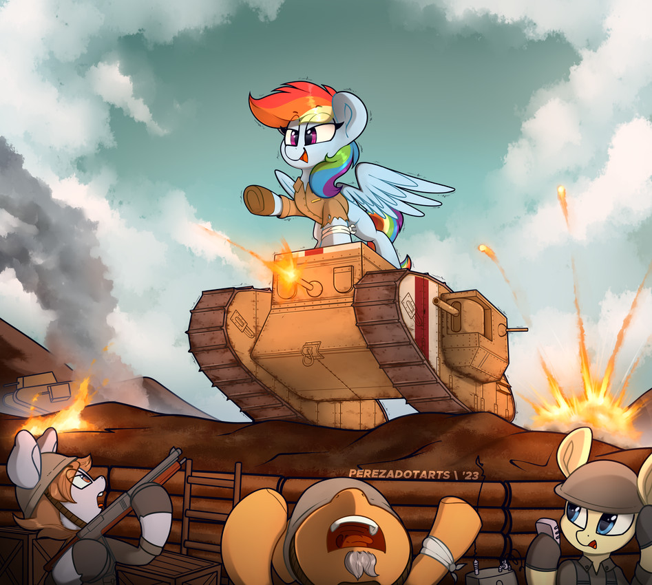 rainbow dash (friendship is magic and etc) created by perezadotarts